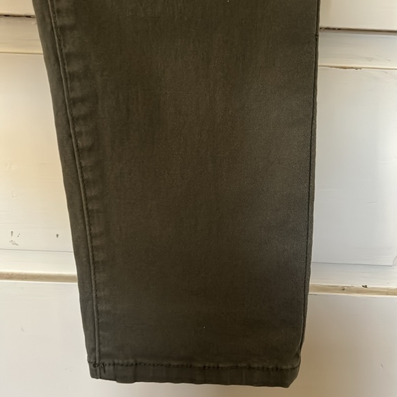1822 Denim Army Green Jeans Size 6/Straight Leg/Stretch - Picture 4 of 5